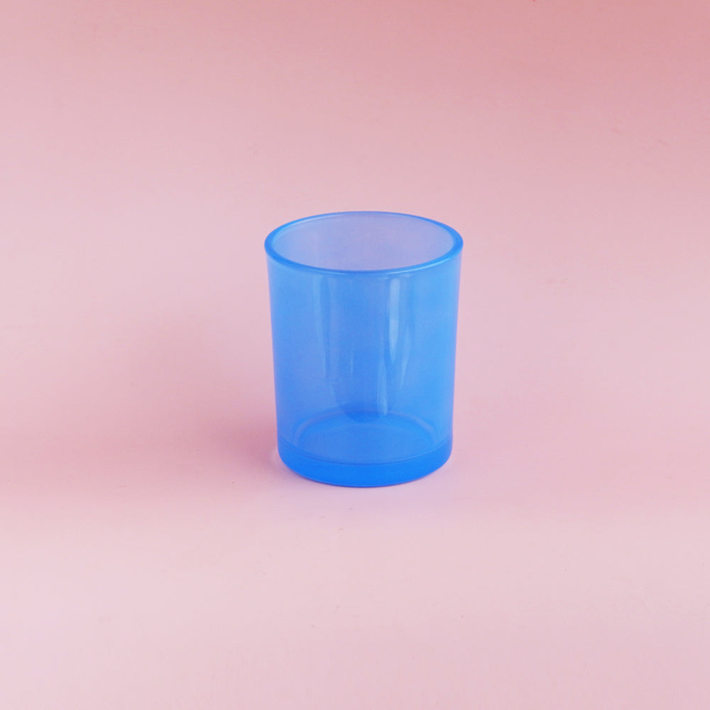 Glass Translucent Jars - Blue