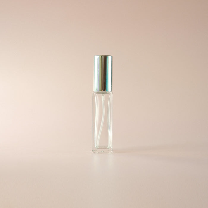 Perfume Glass Bottle Square  - Sampler Size