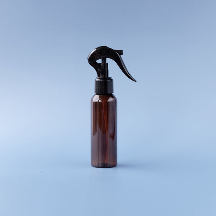 PET Amber Cylinder Bottle Spray